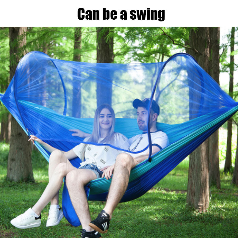 Outdoor Hammock Tent with Popup Mosquito Net