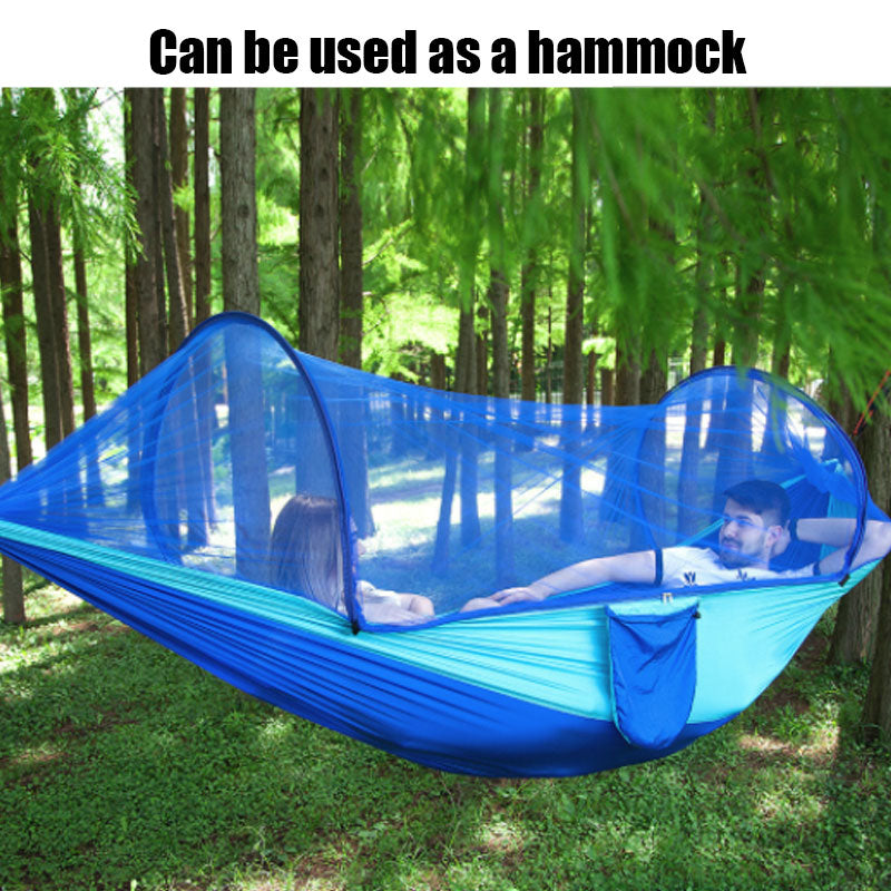 Outdoor Hammock Tent with Popup Mosquito Net