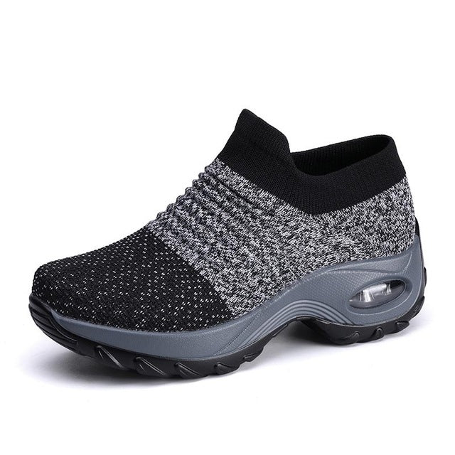 Shoes Woman 2019 New Convenient Slip-on Air Cushion Casual Ladies Shoes Woman Breathable Mesh Woman Sneakers Tenis Feminino